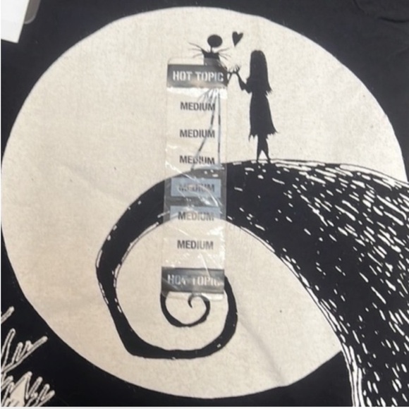 NWT Nightmare Before Christmas Short Sleeve Top - Picture 7 of 7